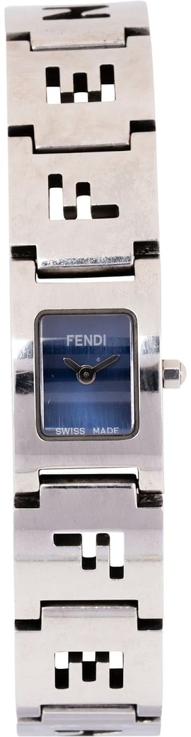 Fendi Silver Tone Emblem Mania 3150L Woman Watch
