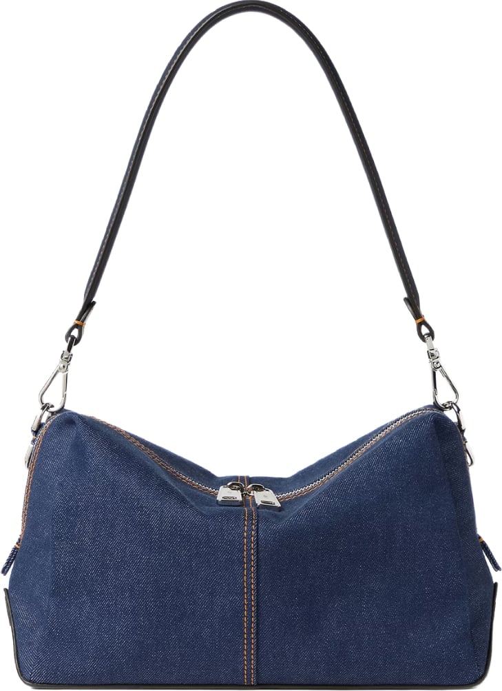 Fendi Lui Medium Dark blue denim fabric bag