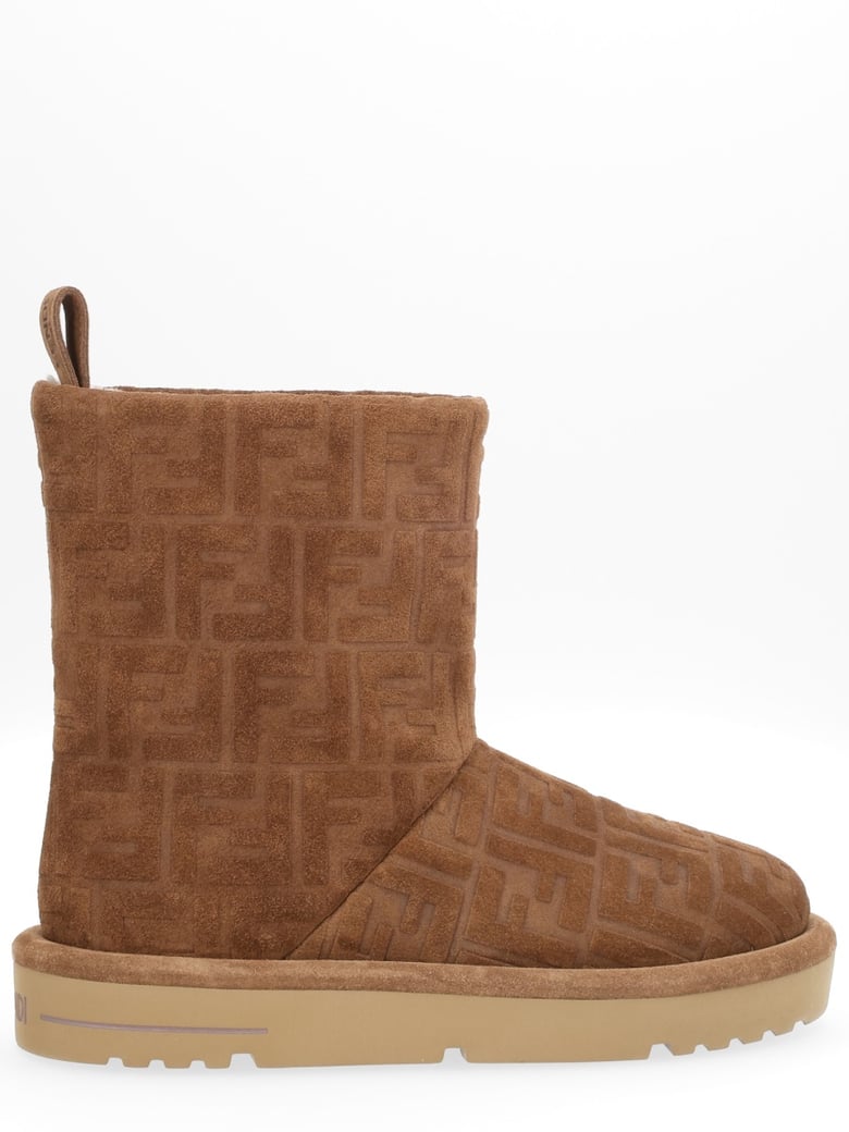 Suede Apres Chic Monogram Boots