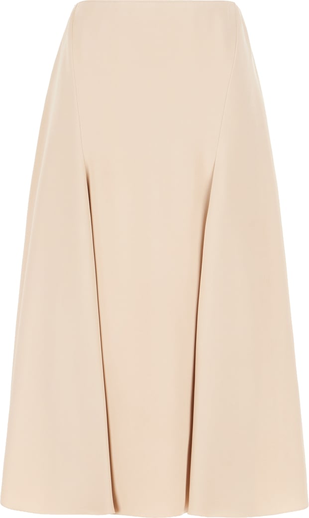 Fendi Skin pink silk skirt