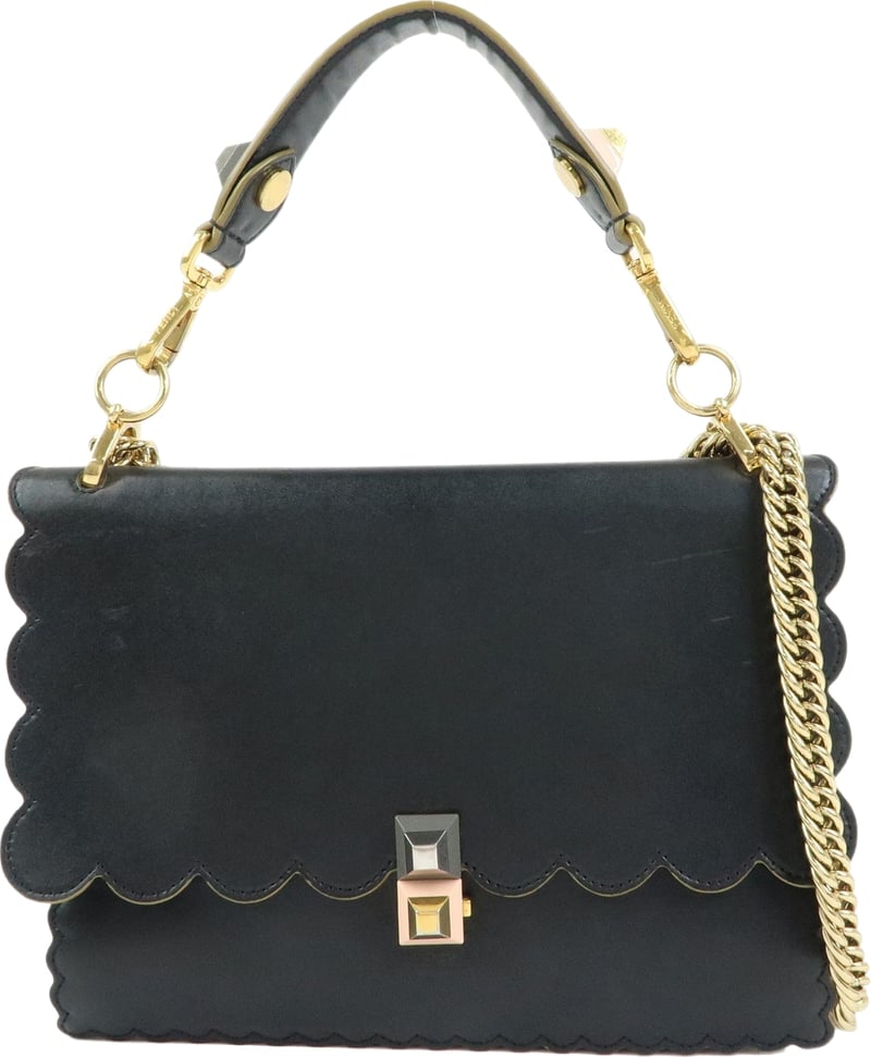 Fendi Kan I Leather Medium