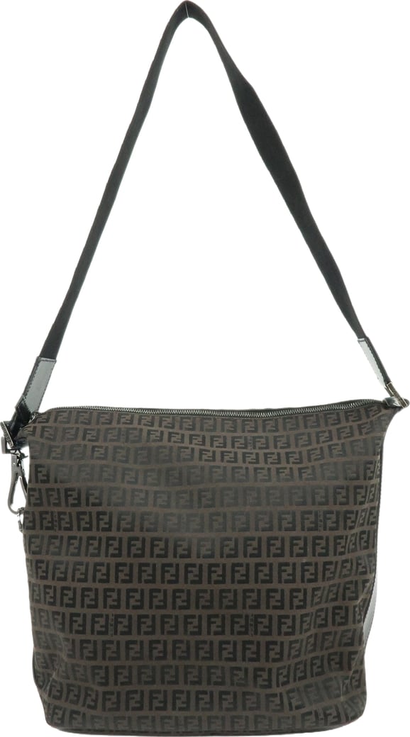 Fendi Shoulder Zucchino Canvas Medium