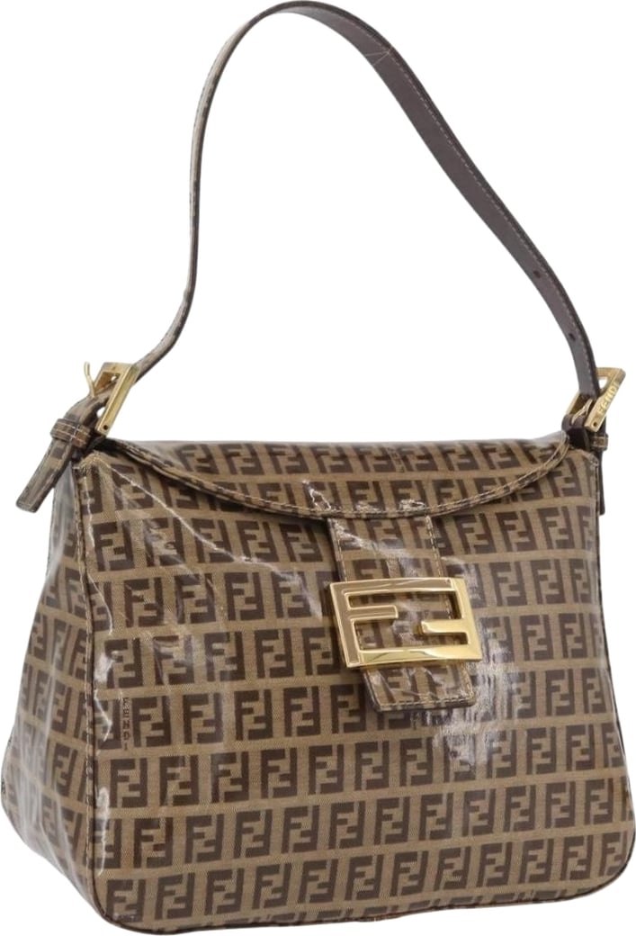 Fendi Mamma Baguette Zucca Jacquard Velvet Medium