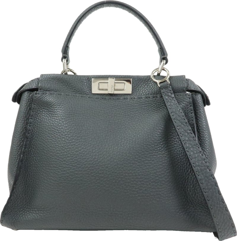 Fendi Selleria Peekaboo Leather Medium