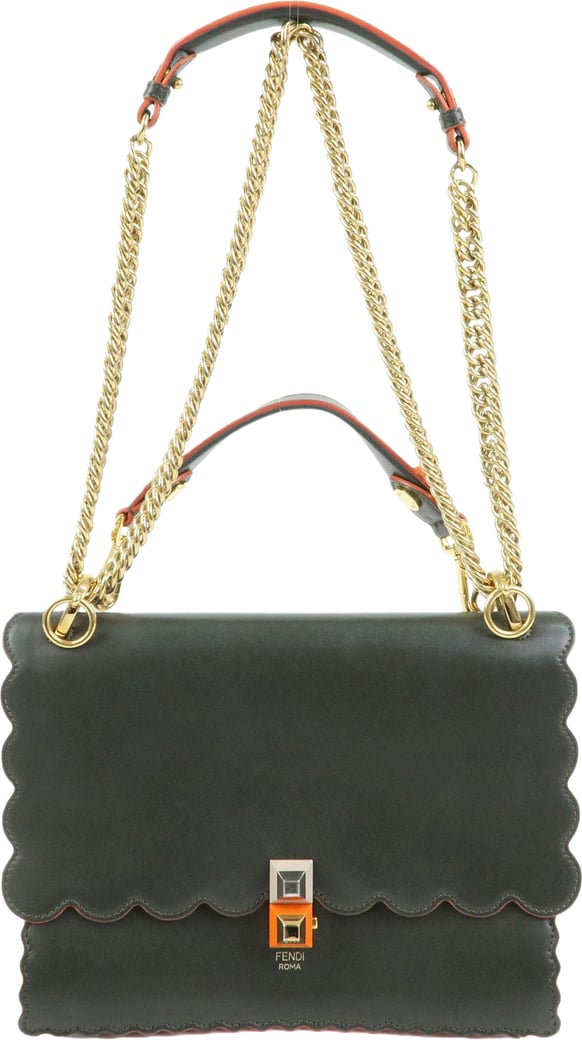 Fendi Kan I Leather Medium