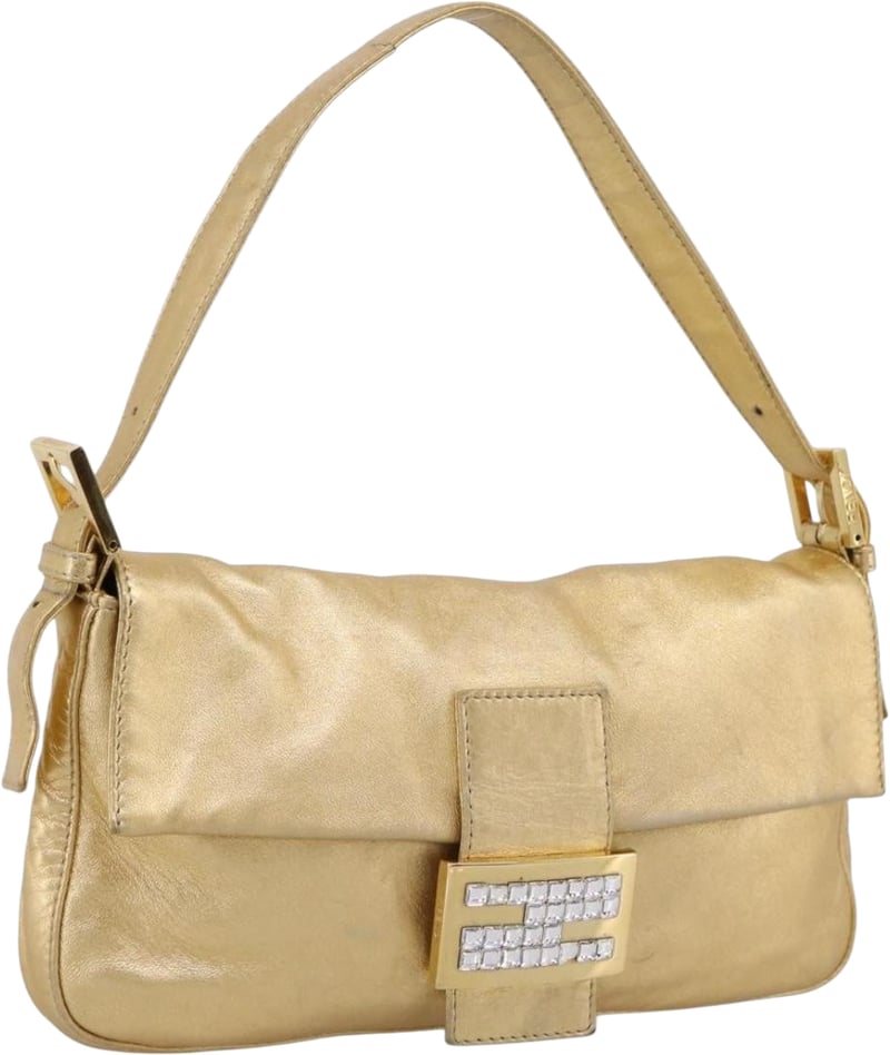 Fendi Mamma Baguette Zucca Jacquard Velvet Medium
