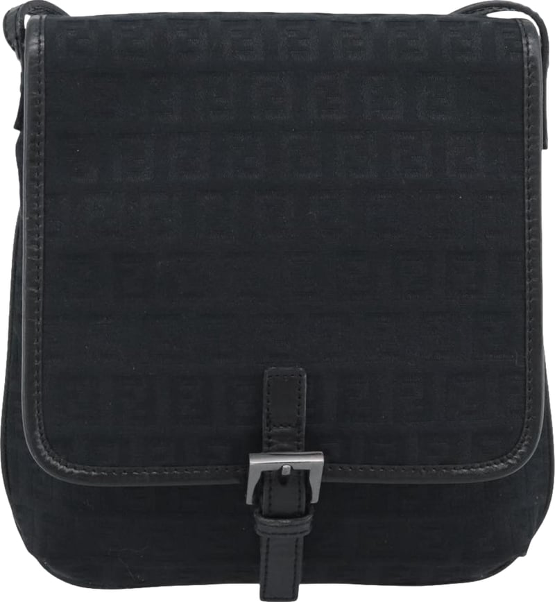 Fendi Shoulder Zucchino Canvas Small