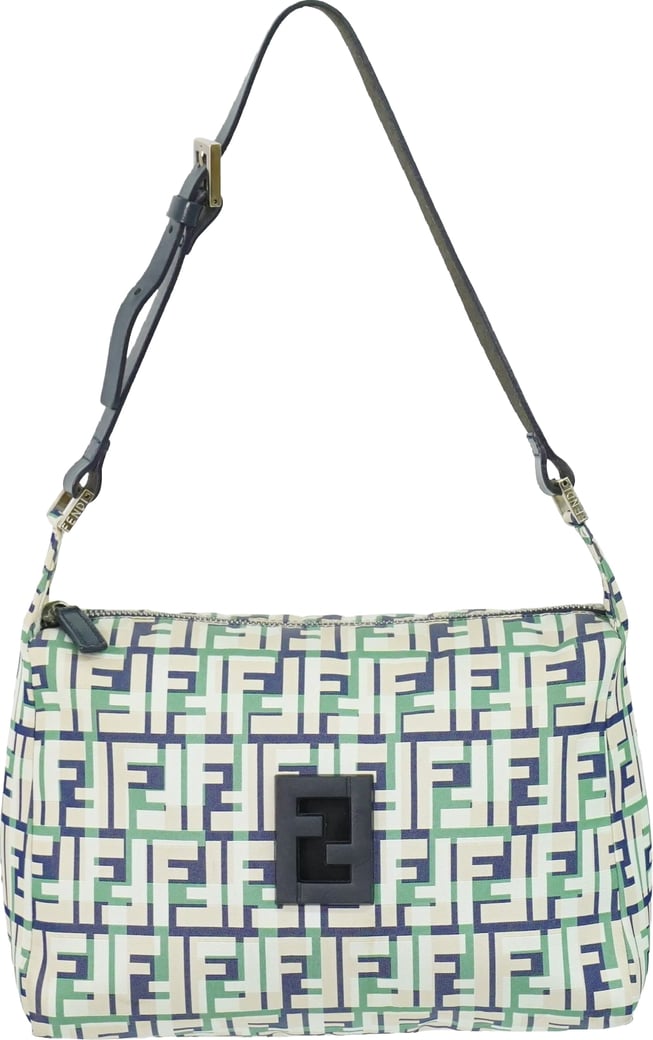 Fendi Mamma Baguette Zucca Jacquard Velvet Medium
