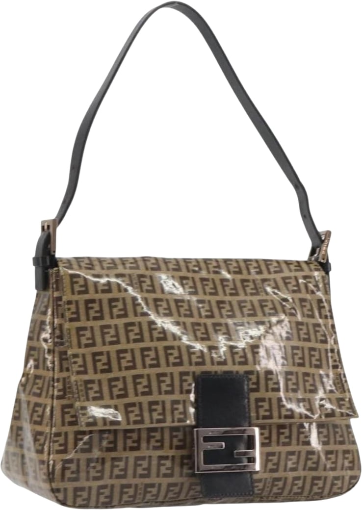 Fendi Mamma Baguette Zucchino canvas