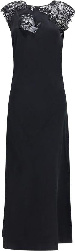 Ferragamo Black Silk Cocktail Dress