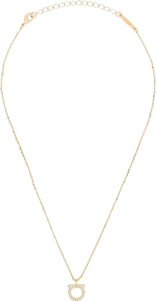 Ferragamo Gold Brass Necklace