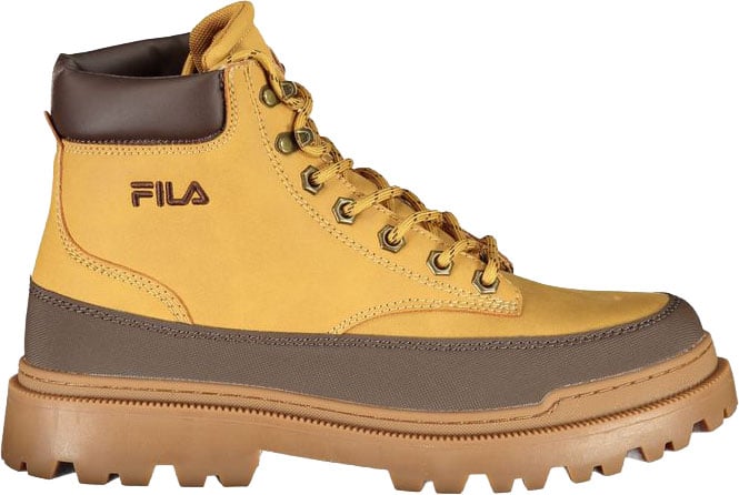 Fila Giallo Polyester Men's Sneaker
