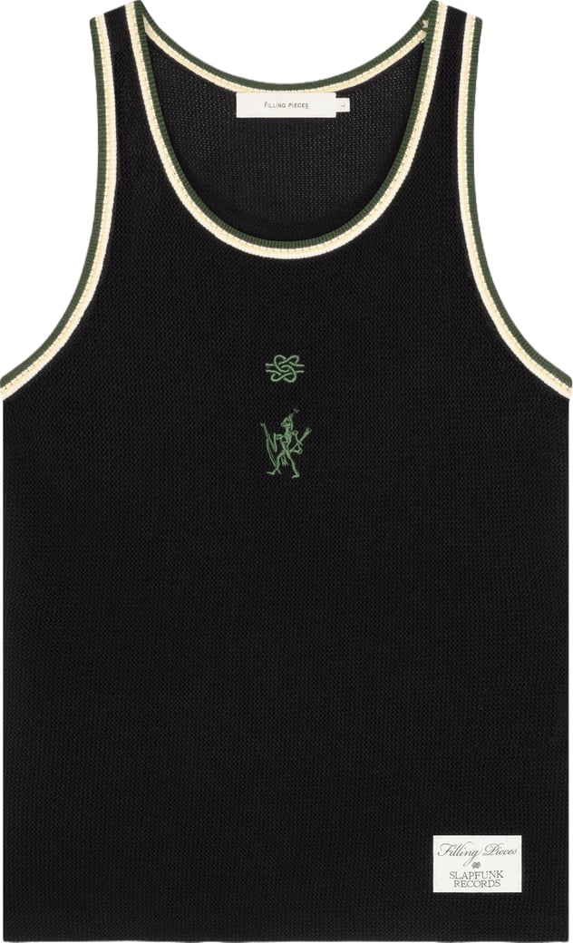 Knit Tank Top Slapfunk Black