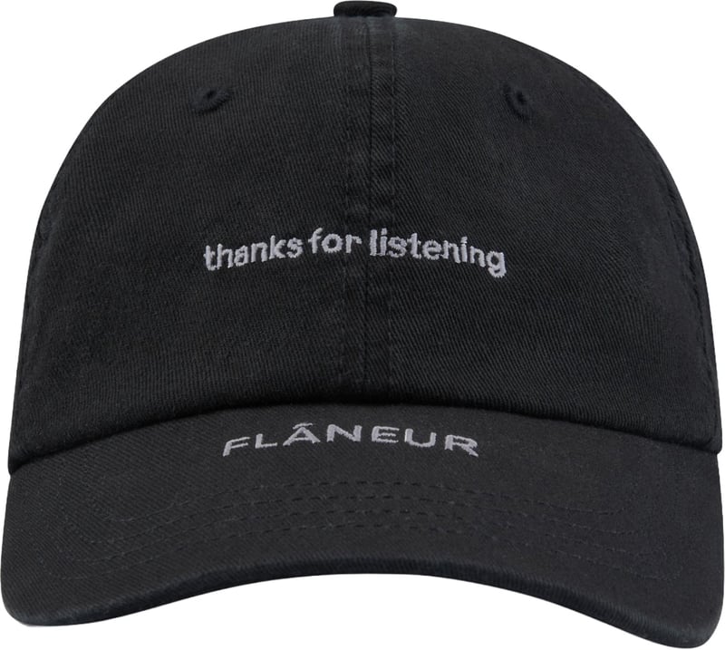 Listening Cap | Black