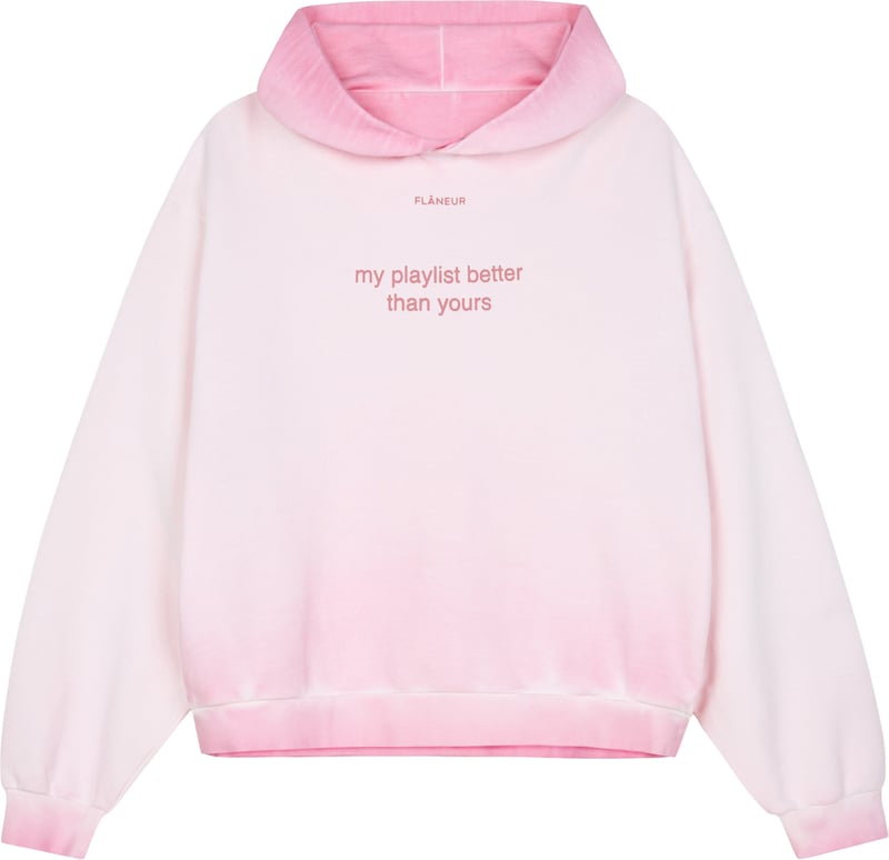 Playlist Hoodie | Washed Pink