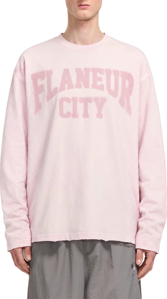 Flaneur City Long Sleeve | Washed Pink