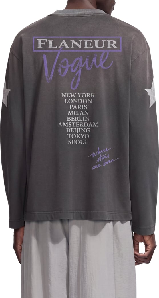 Vogue Long Sleeve | Washed Black
