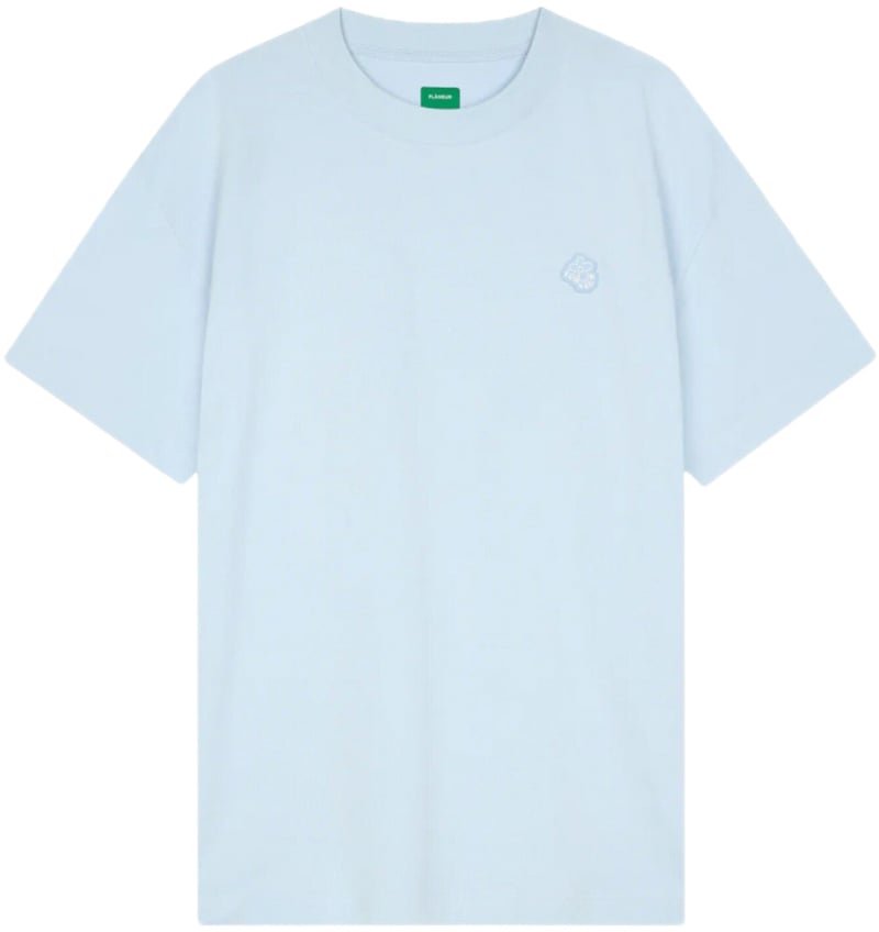 t-shirt logo licht blauw