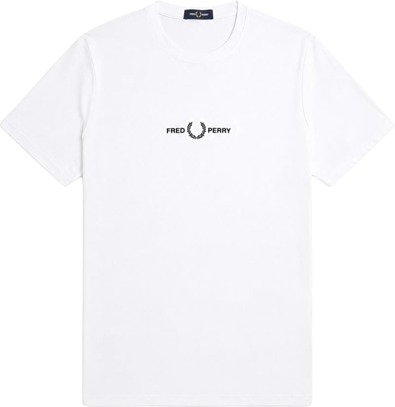 t-shirt con logo ricamato