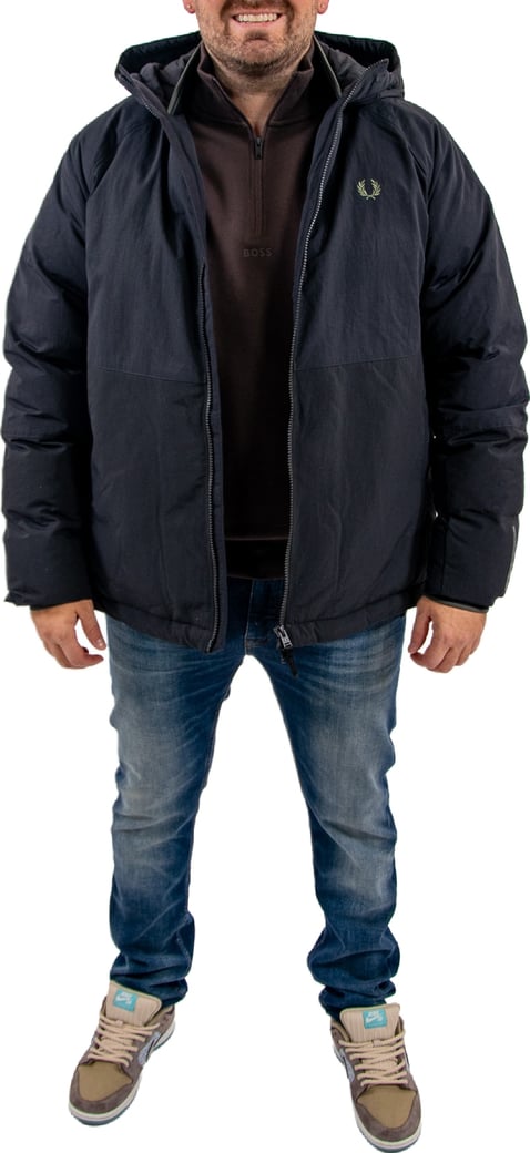 Fred Perry Fabric Block Padded Jacket