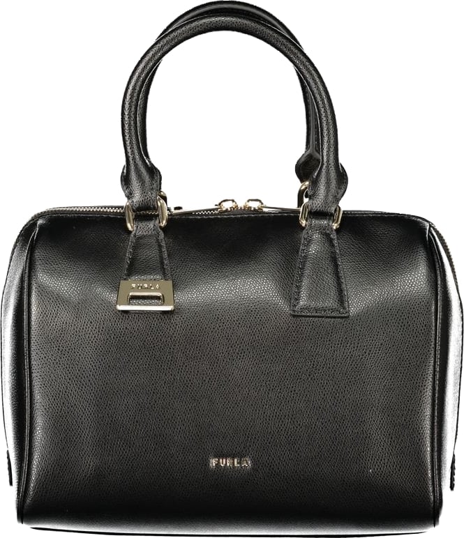 Furla Black Leather Women Bag