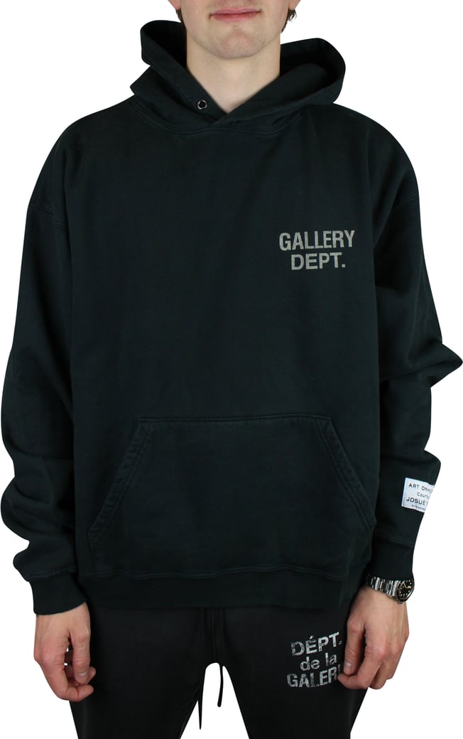 Gallery Dept. Souvenir Logo Hoodie 'Vintage Black'