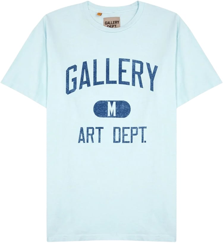 Gallery Dept. Art Dept Tee 'Light Blue/White'