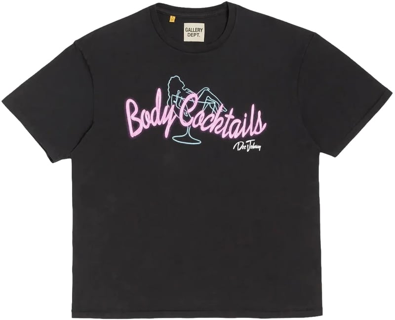 Gallery Dept. Body Cocktails T-shirt (Zwart)