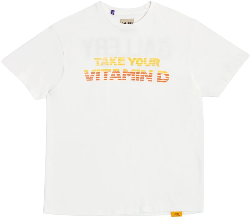 Gallery Dept. Vitamin D T-shirt 'Wit'