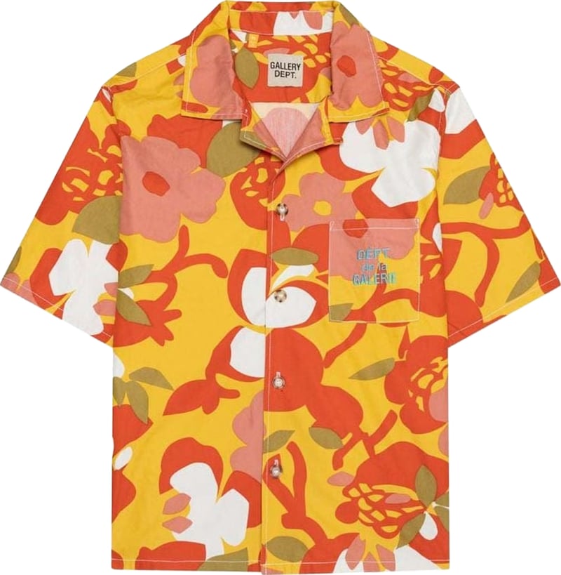 Gallery Dept. Cotton Patterned Parker Shirt (Oranje)