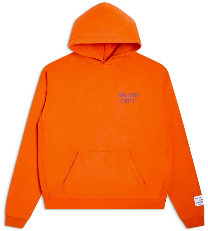 Gallery Dept. 90'S GD Logo Hoodie 'Bright Orange'