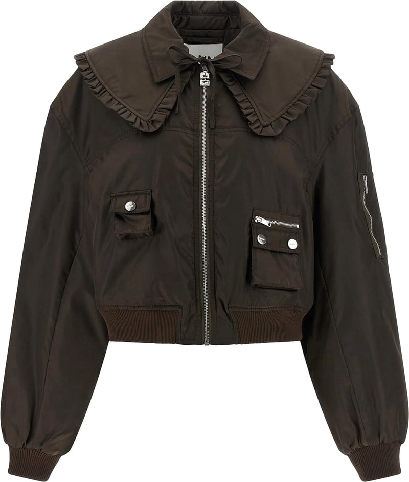 Duchess Nylon Demitasse Bomber Jacket