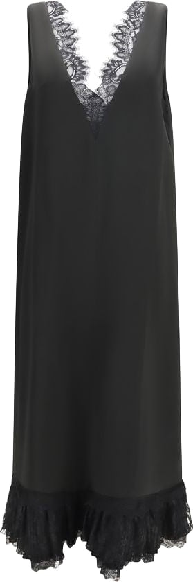 Ganni Black Acetate Casual Dress