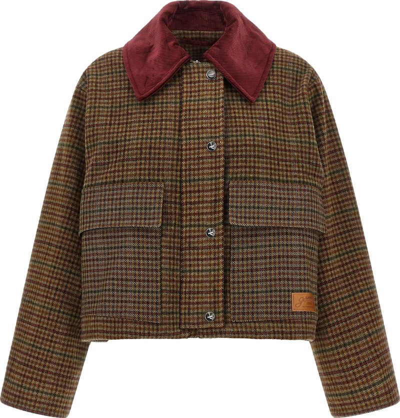 Ganni Check Twill Jacket