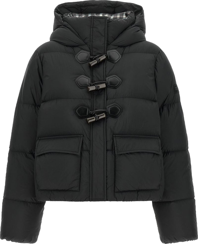 Ganni Black Polyamide Full-Length Jacket