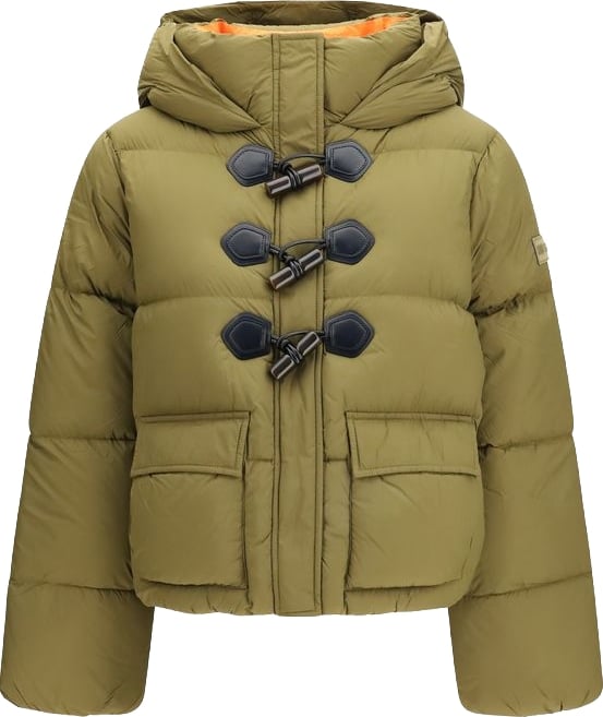 Ganni Bicolor Nylon Full-Length Jacket