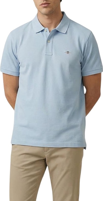 Gant Blue Cotton Polo Shirt