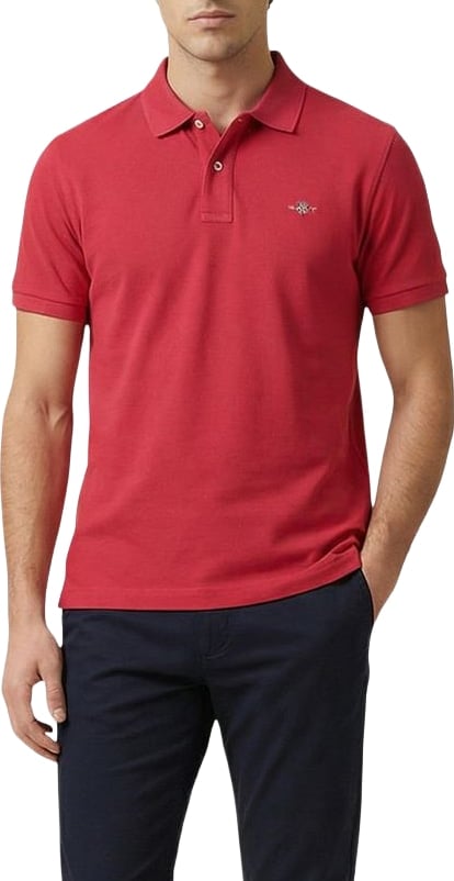 Gant Red Cotton Polo Shirt