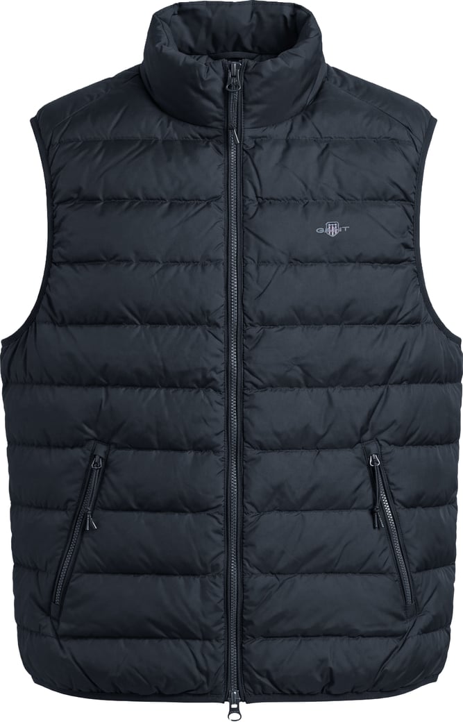 Padded gilet with logo