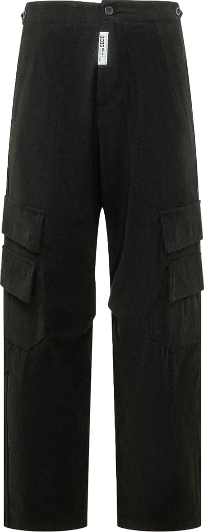 Pantaloni Cargo con Tasche Applicate