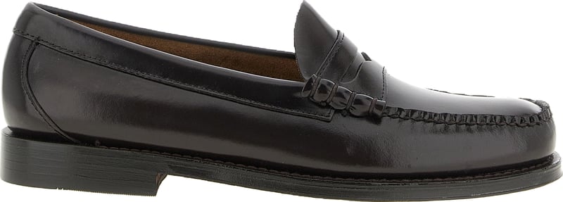 G.H. BASS Brown Cowhide Slip-On Loafers