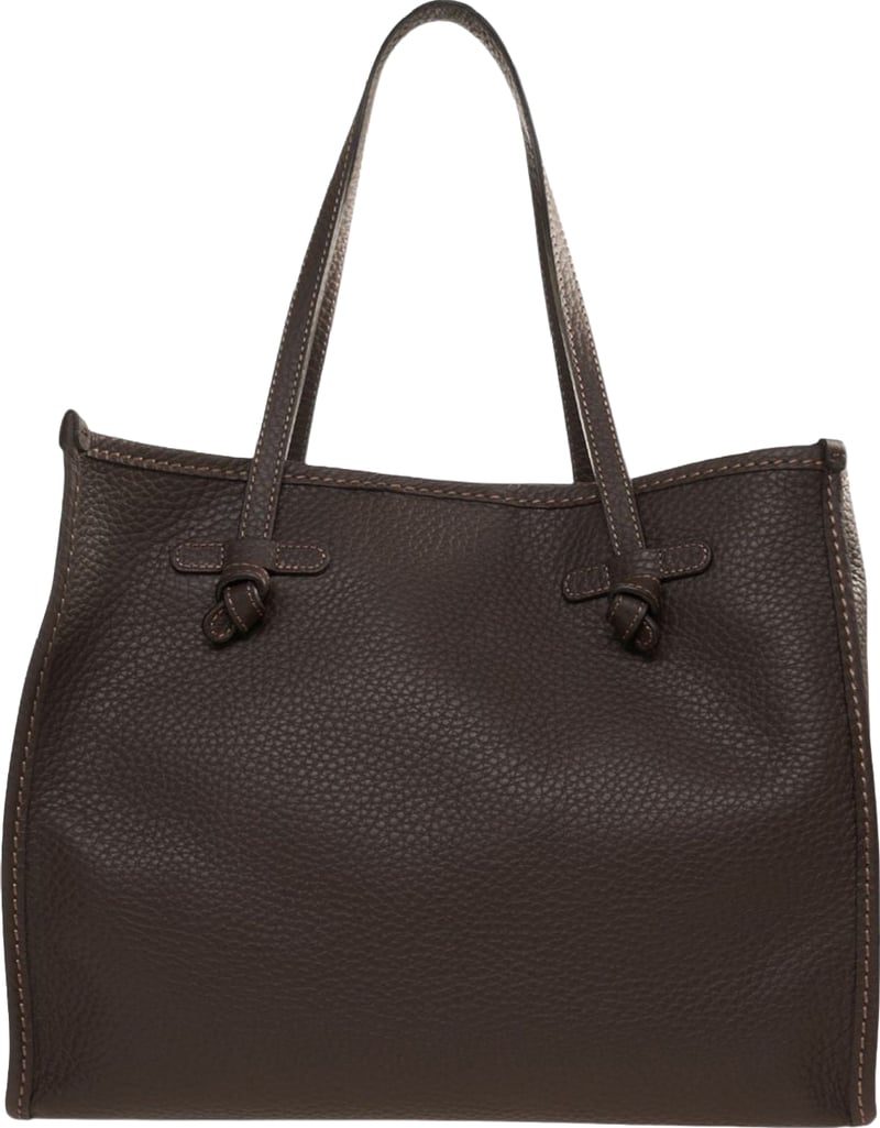 Leather shopper