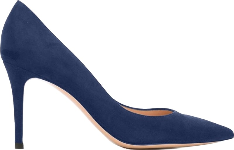 With Heel Navy