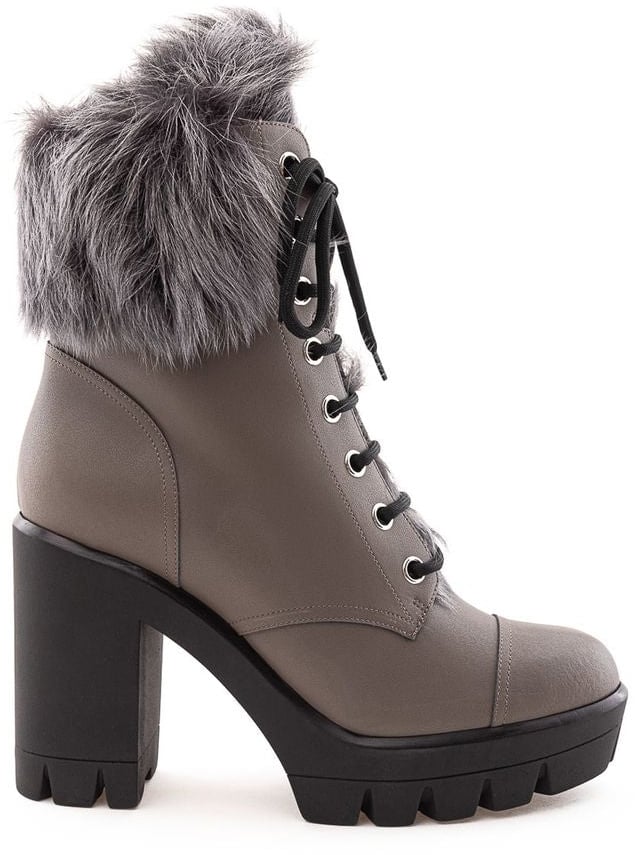 Giuseppe Zanotti Beige Eco Leather Lace-Up Boots