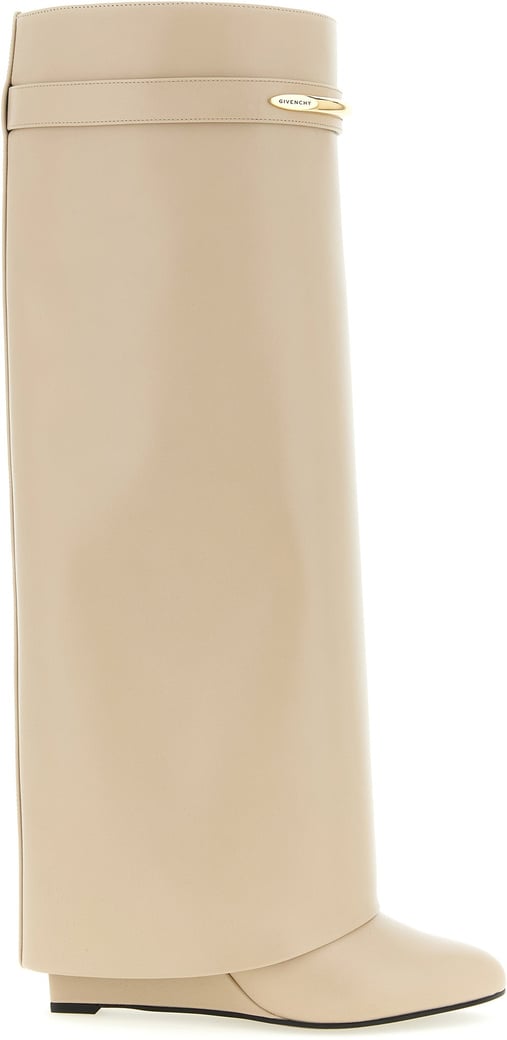 Givenchy Beige Calfskin Over The Knee