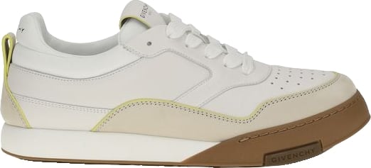 Givenchy White Calf Leather Bos Taurus Low Top Sneakers