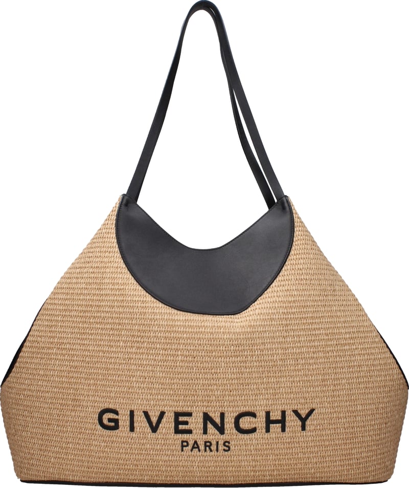 Givenchy Beige Raffia Shoulder Bag
