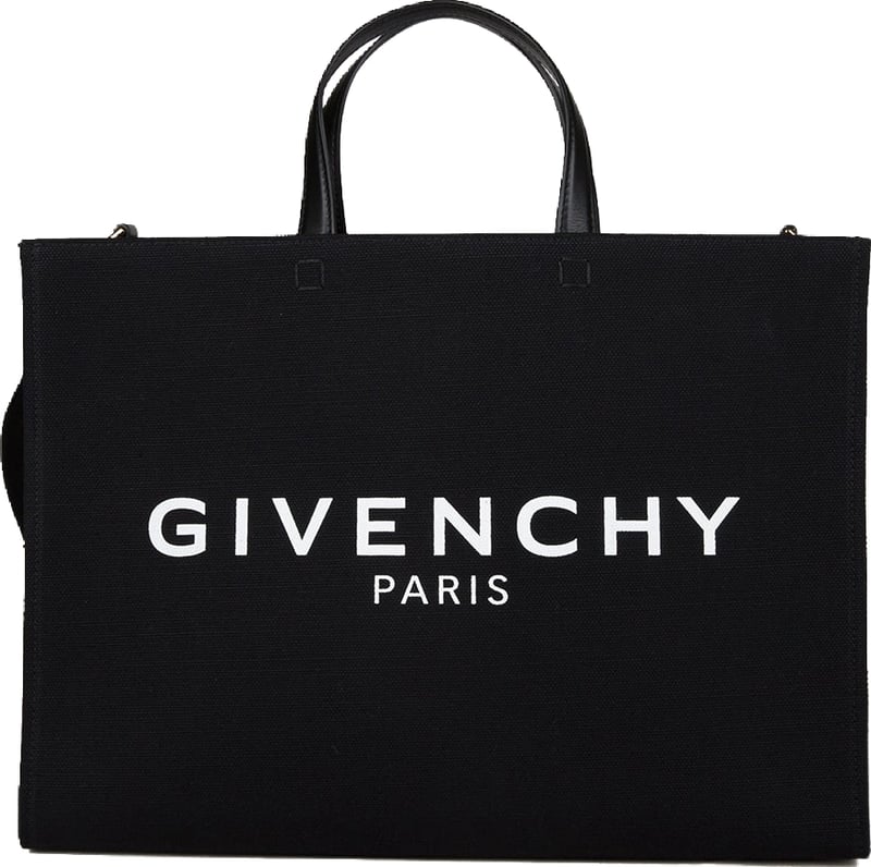 Givenchy Black Cotton Tote Bag