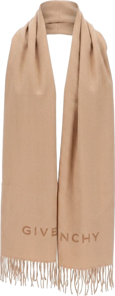 Givenchy Beige Virgin Wool Scarf