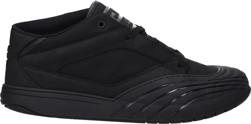 Givenchy Black Fabric Low Top Sneakers